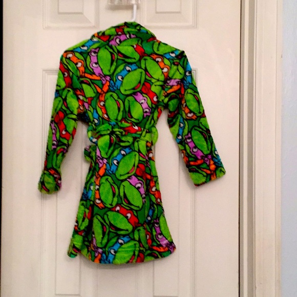 ❌SOLD❌ Nickelodeon TeenageMutantNinja Turtle Classic Robe - Picture 3 of 7